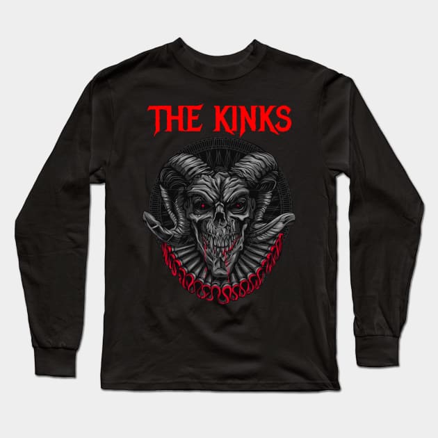 THE KINKS BAND Long Sleeve T-Shirt by Pastel Dream Nostalgia